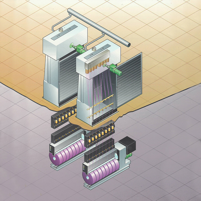 Výrobná linka HOY Spinning s PET, PA, PP alebo inými surovinami